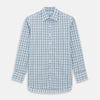 View 1 of product Blue and Pink Tattersall Check Mayfair Shirt