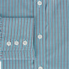 View 4 of product Turquoise Ticking Stripe Mayfair Shirt