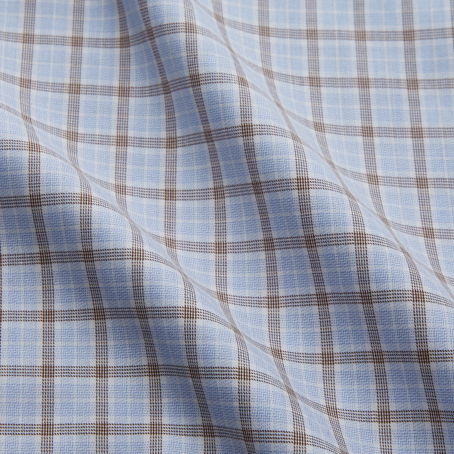 View 4 of product Pale Blue Multi Check Cashmerello Holiday Fit Winnington Shirt