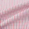 View 6 of product Red Micro Check Shirt with Contrast T&A Collar and Cuffs