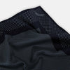 View 2 of product Navy and Light Blue Dot Silk Pocket Square