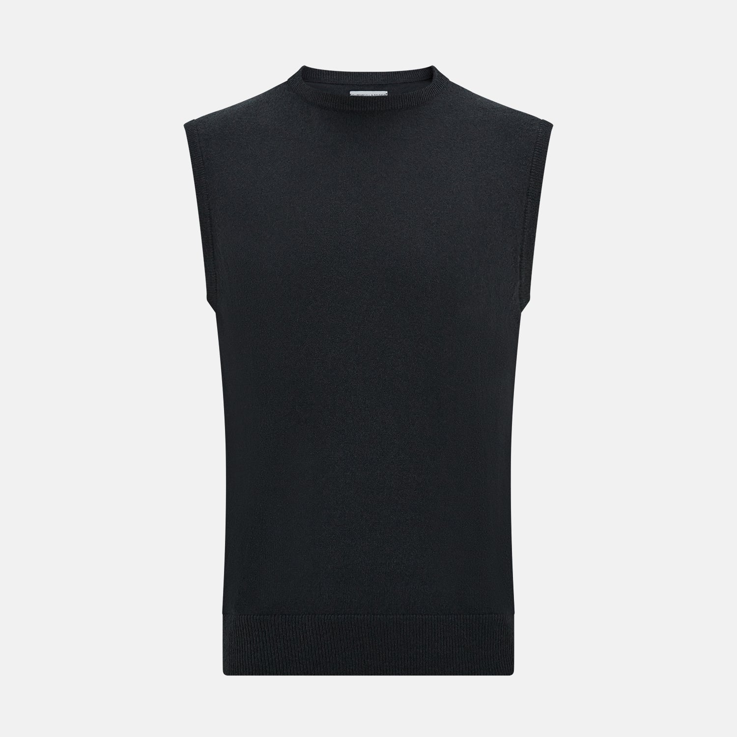 View 1 of product Dark Green Cashmere Round Neck Vest