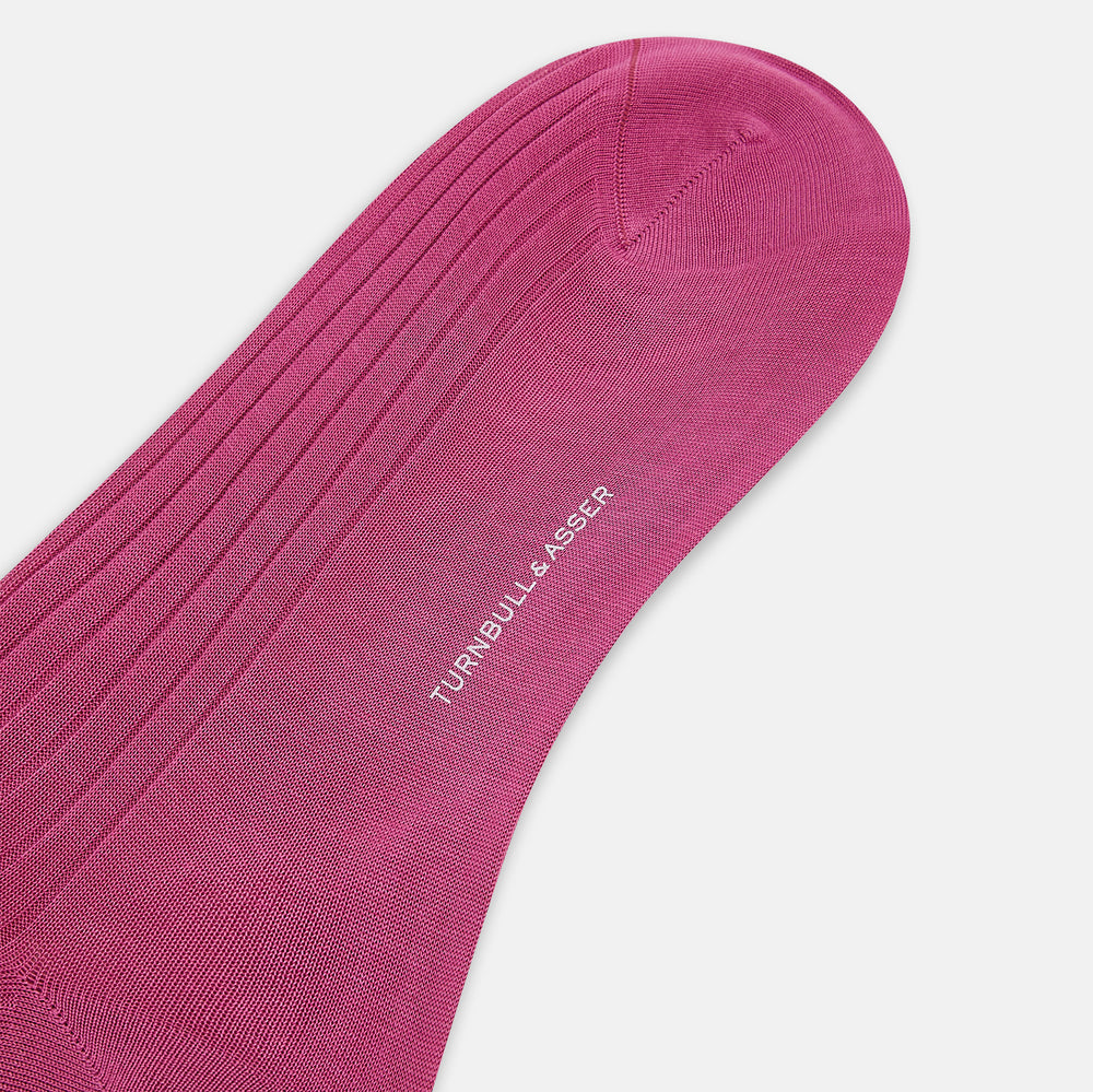 Pink Mid-Length Socks