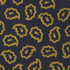 View 4 of product Navy and Gold Petal Paisley Silk Tie