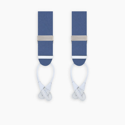Blue Adjustable Felt Braces Image 1