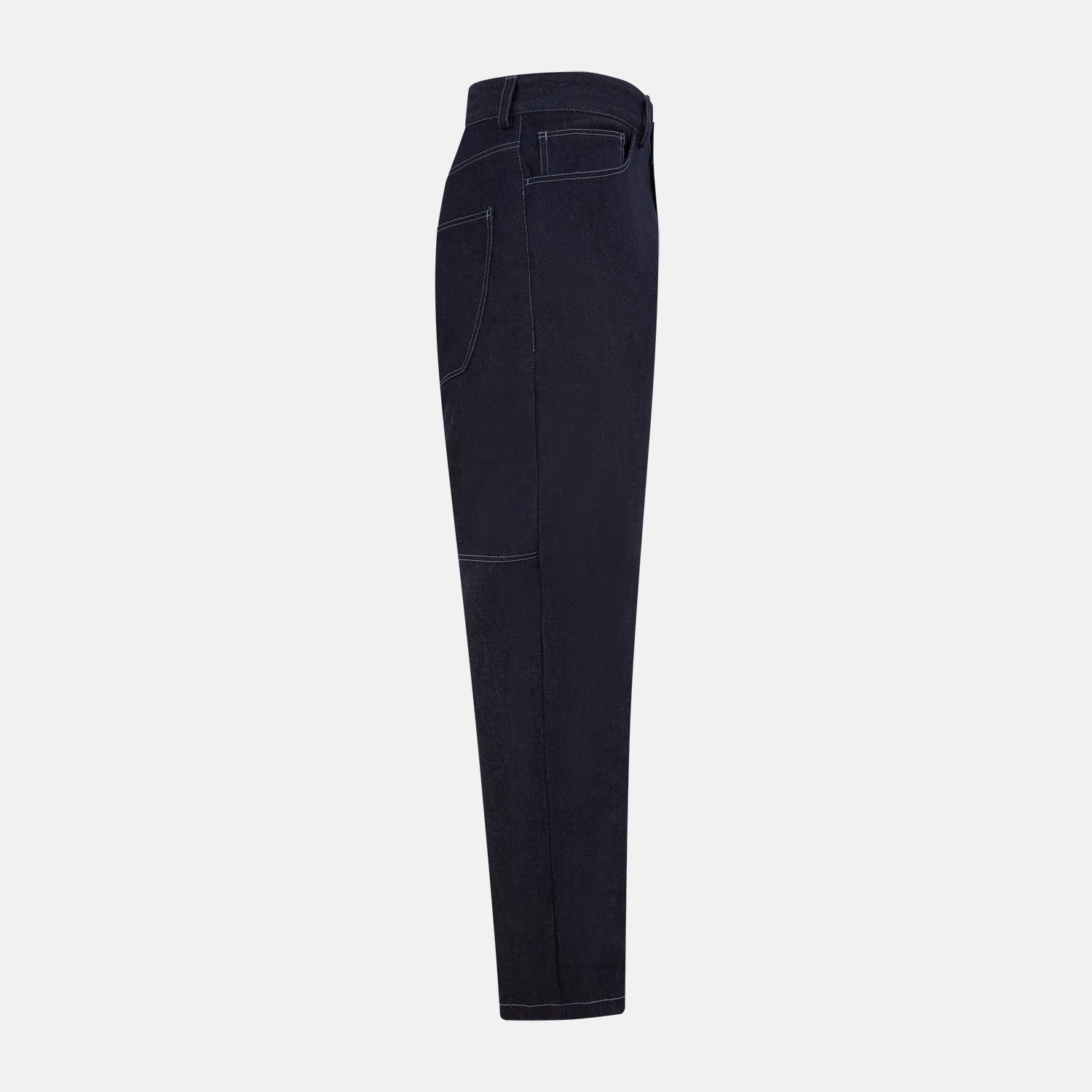 View 4 of product Navy Denim Trousers