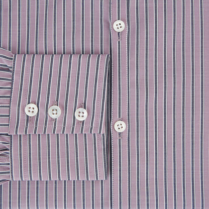 Antique Pink Ticking Stripe Westminster Shirt Image 3