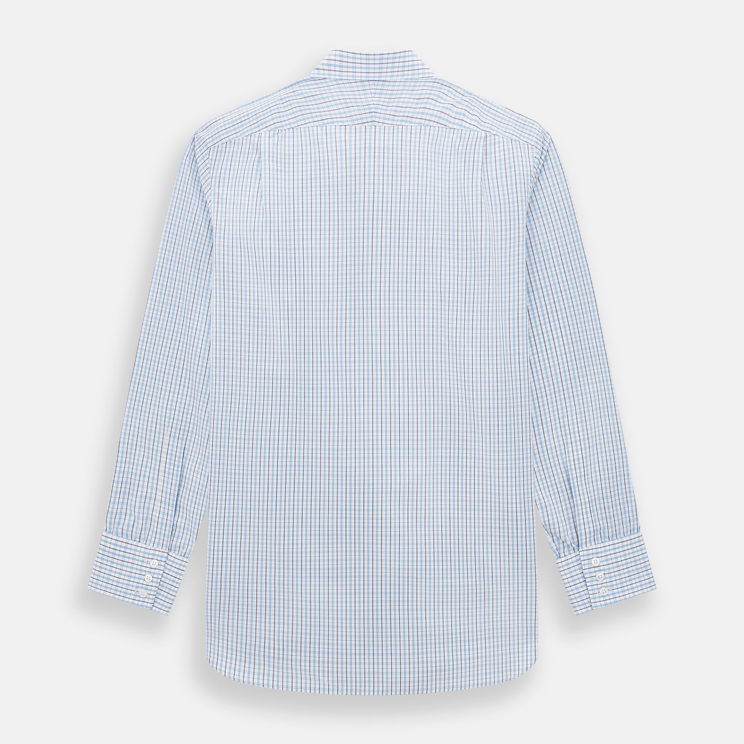 View 3 of product Navy and Blue Multi Check Mayfair Shirt