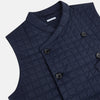 View 2 of product Navy Double-Breasted Quilted Gilet