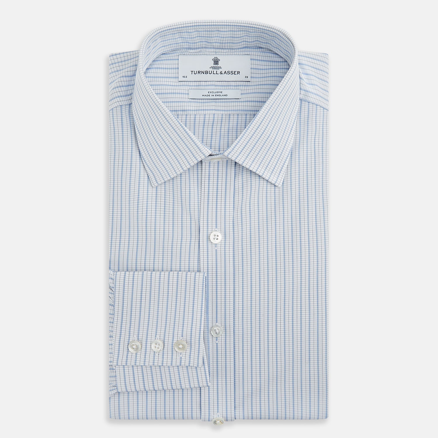 View 5 of product Blue Graph Check Mayfair Shirt
