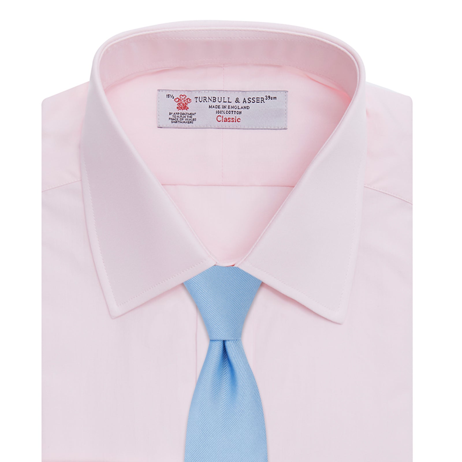 Pink Cotton dress shirt with T&A Collar and Double Cuffs | Turnbull & Asser Turnbull & Asser US Pink Cotton dress shirt with T&A Collar and Double Cuffs | Turnbull & Asser Turnbull & Asser US