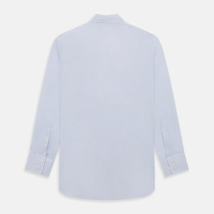 Blue and White Micro Check Mayfair Shirt Image 2
