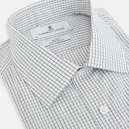Midnight Blue Multi Check Mayfair Shirt Image 1