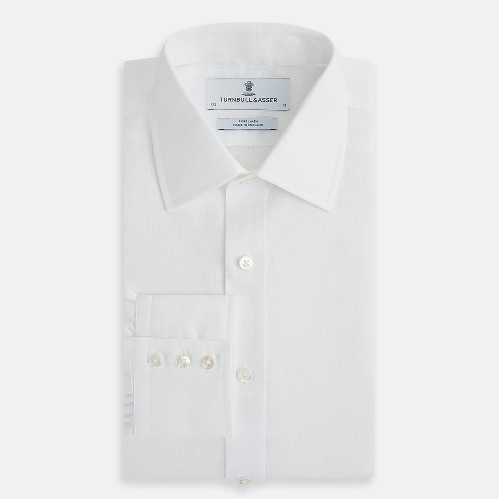 White Linen Mayfair Shirt