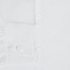 View 4 of product WHITE ROYAL OXFORD COTTON WINDSOR SHIRT WITH TURNBULL OPEN COLLAR AND 3-BUTTON CUFFS