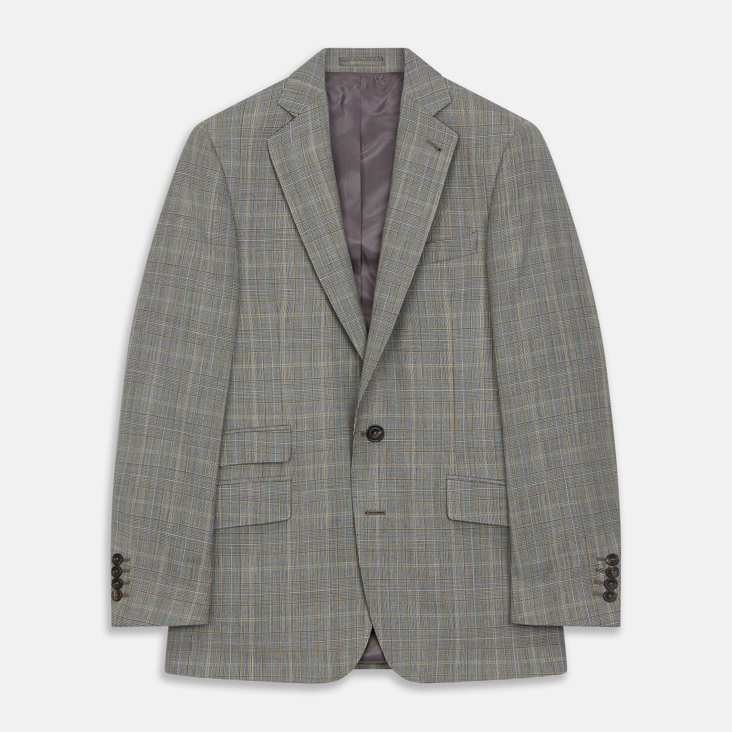 View 1 of product Beige Wool Prince-of-Wales Check Jacket