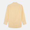 Yellow Fine Stripe Regular Fit Shirt with T&A Collar