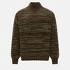 View 1 of product Multi Brown Sennon Rib Roll Neck Cashmere Jumper