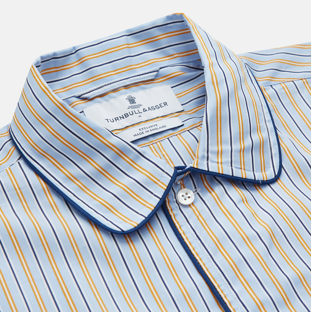 Blue, Orange and Navy Stripe Nightshirt