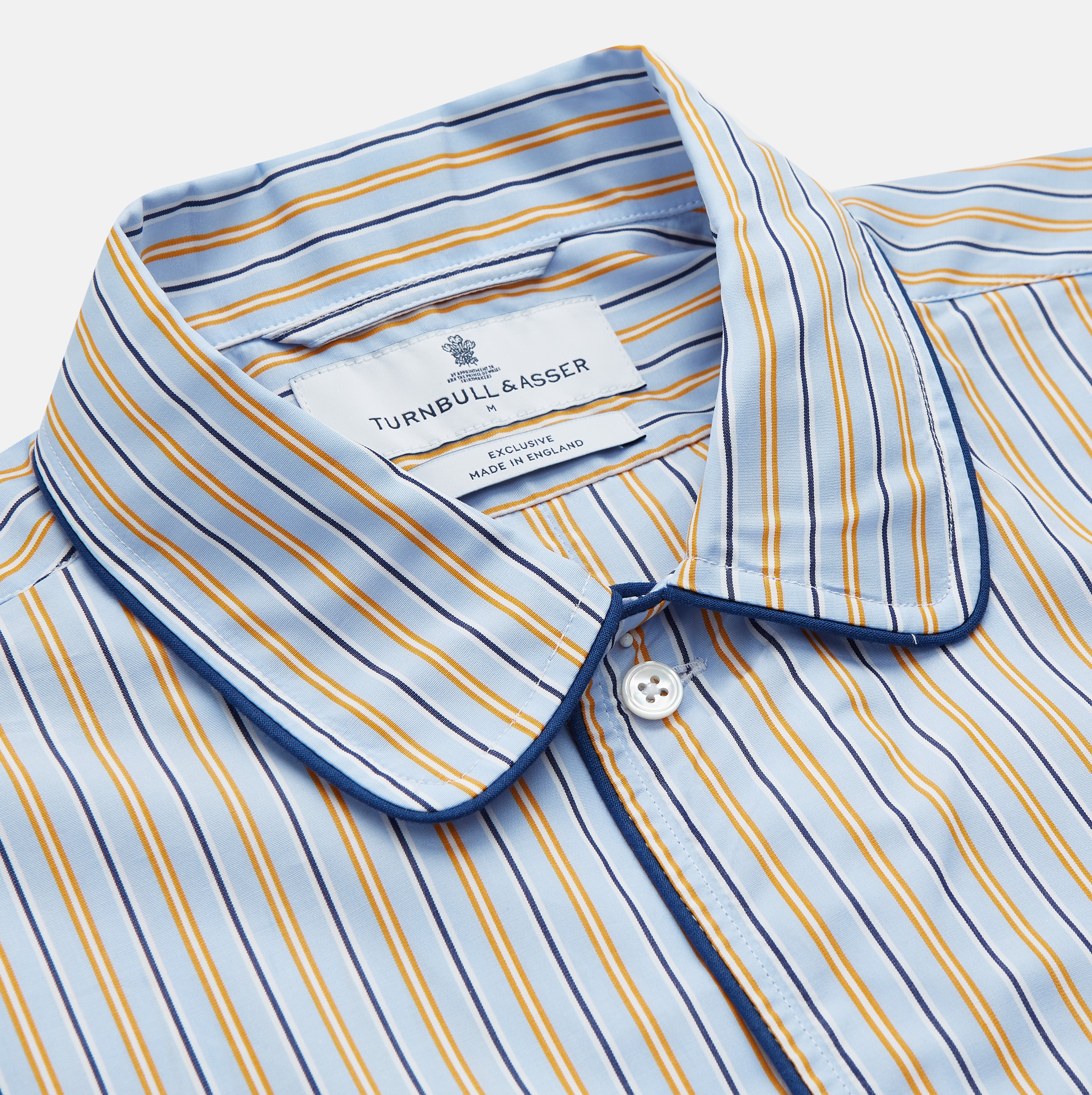 View 2 of product Blue, Orange and Navy Stripe Nightshirt