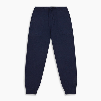 Navy Cashmere Knitted Lounge Pyjama Trouser