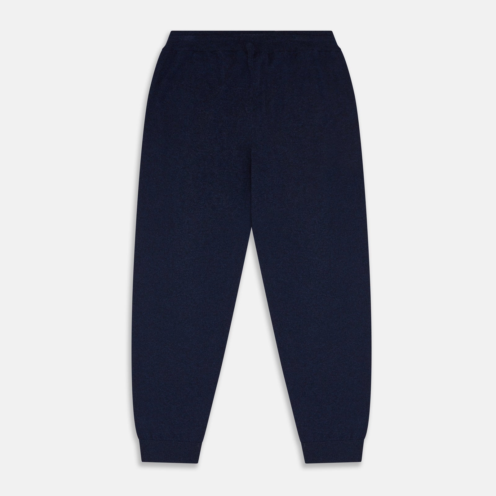 Navy Cashmere Knitted Lounge Pyjama Trousers | Turnbull & Asser