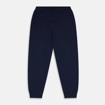 Navy Cashmere Knitted Lounge Pyjama Trouser Image 2
