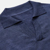 View 2 of product Blue Merino Wool Roland Polo Shirt