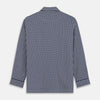 View 6 of product Navy Motif Silk-Blend Hyde Pyjama Set