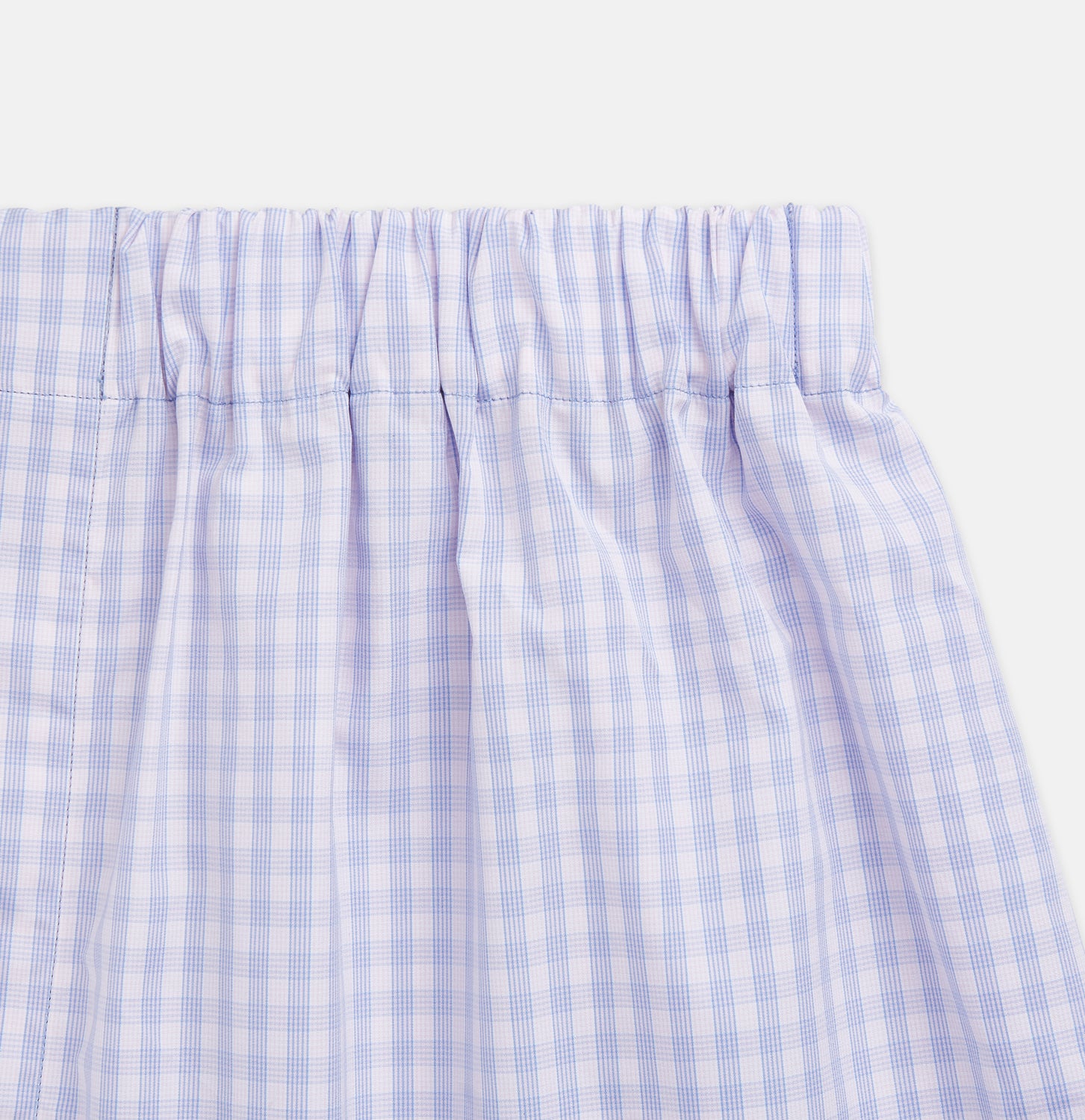 View 2 of product Lilac Multi Check Cotton Godfrey Boxer Shorts