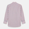 View 5 of product Red and Blue Stripe Cotton Regular Fit Whitby Shirt