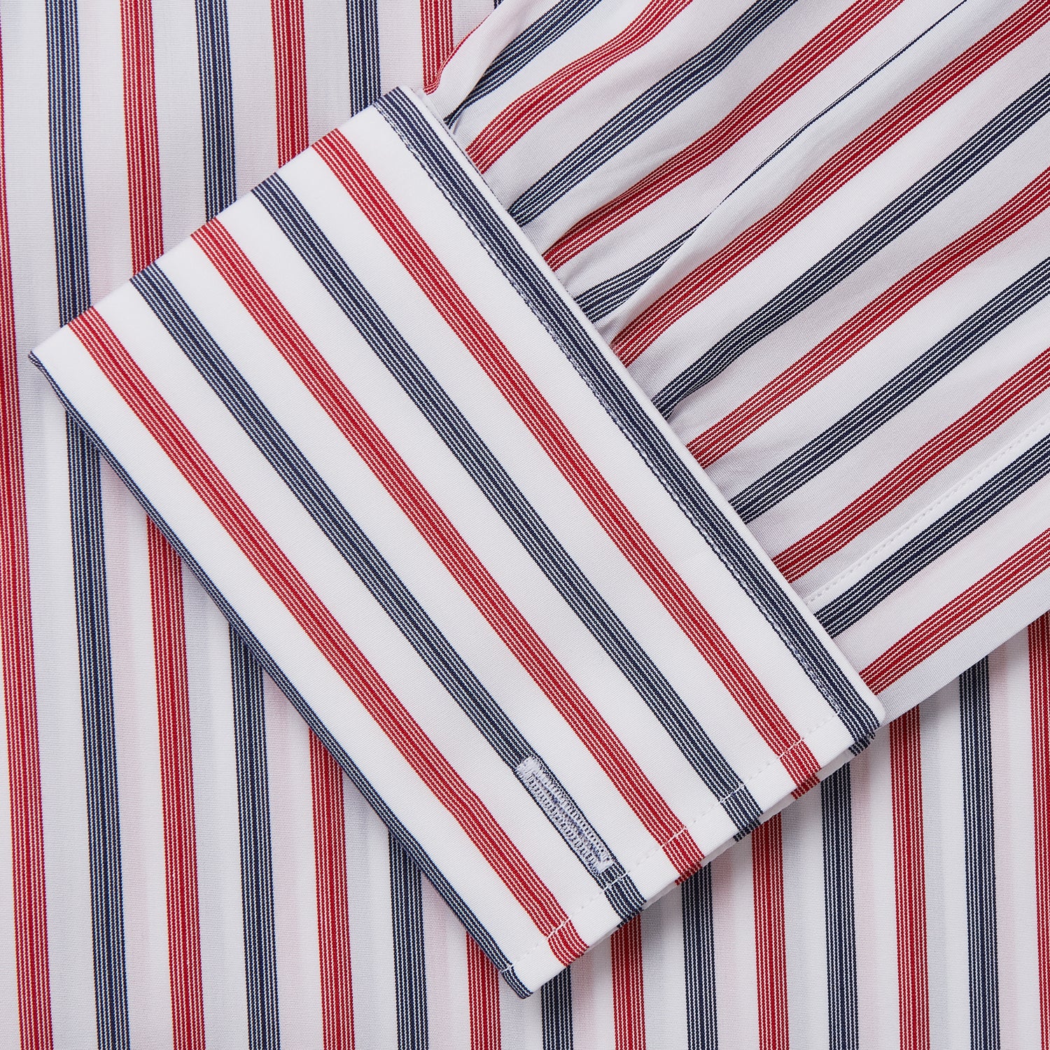View 4 of product Red and Blue Stripe Cotton Regular Fit Whitby Shirt