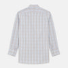 View 4 of product Beige and Light Blue Check Cotton Regular Fit Mayfair Shirt