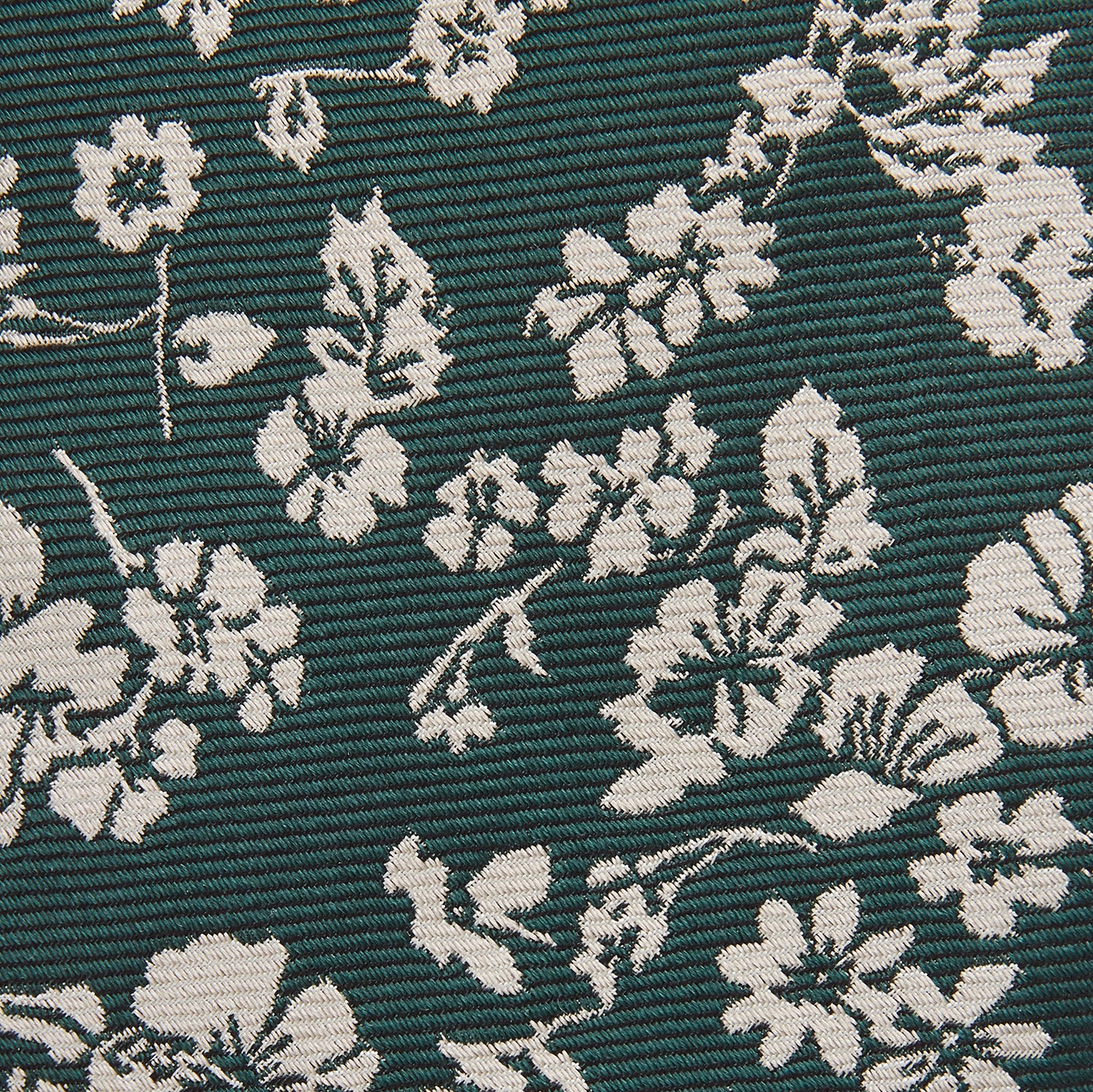 View 2 of product Dark Green Floral Garden Silk Tie