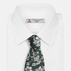 View 4 of product Dark Green Floral Garden Silk Tie