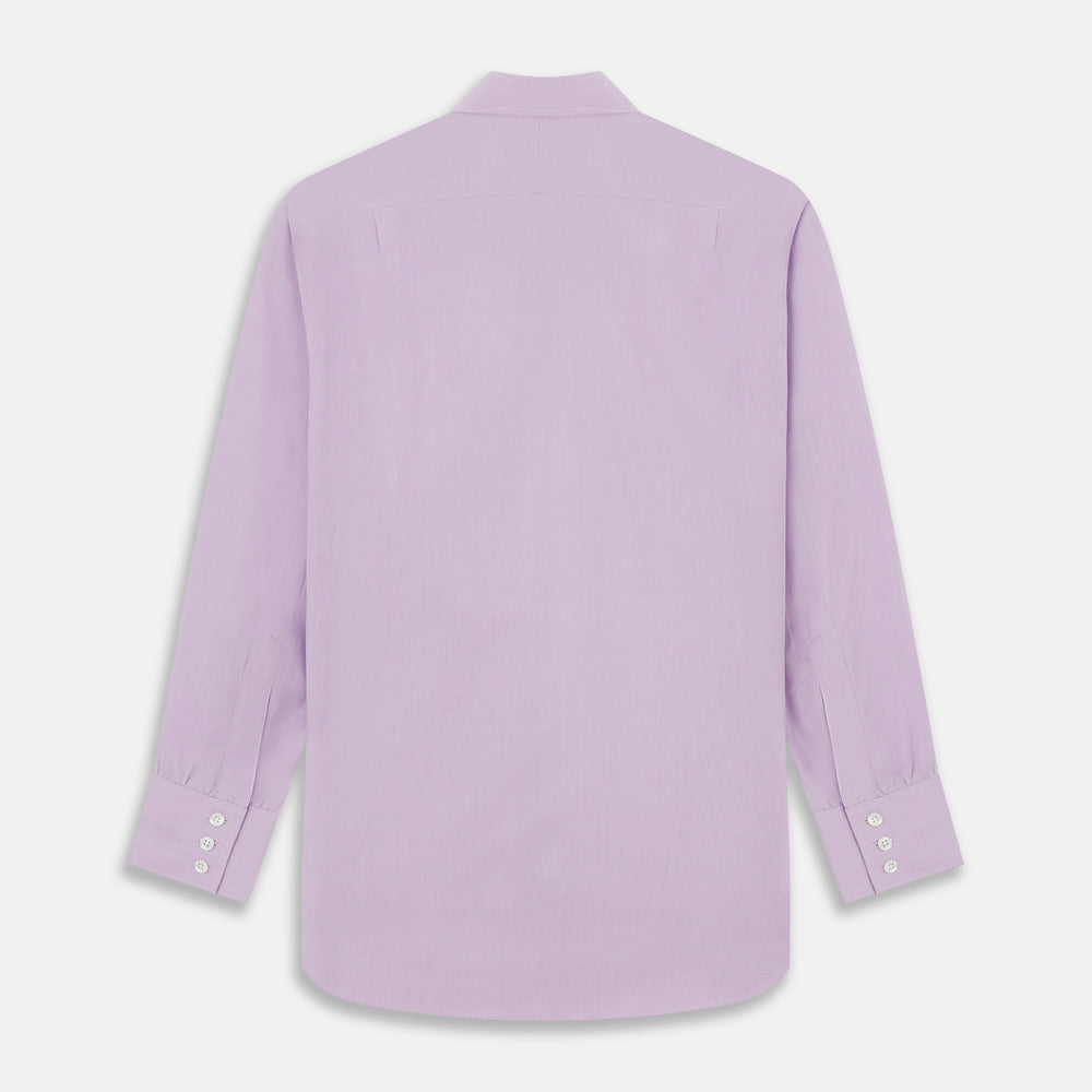 LILAC COTTON REGULAR FIT SHIRT