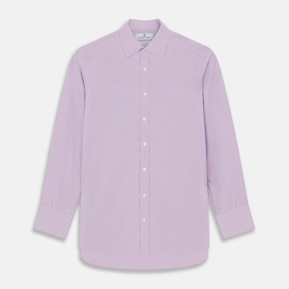 LILAC COTTON REGULAR FIT SHIRT