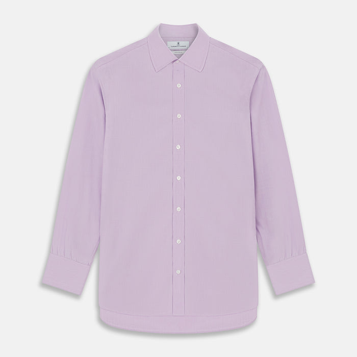 LILAC COTTON REGULAR FIT SHIRT