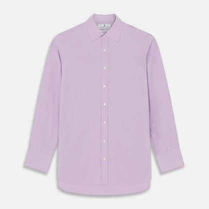 LILAC COTTON REGULAR FIT SHIRT Image 4