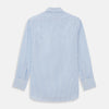 View 2 of product WHITE & BLUE STRIPE COTTON REGULAR FIT SHIRT