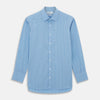 View 1 of product BLUE & WHITE CHECK COTTON REGULAR FIT SHIRT