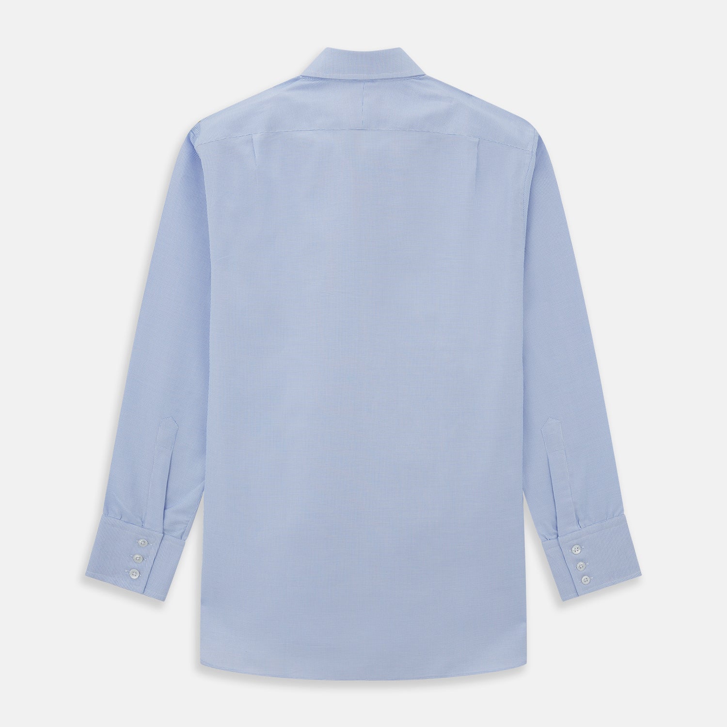 View 4 of product BLUE MULTI-CHECK COTTON REGULAR FIT SHIRT
