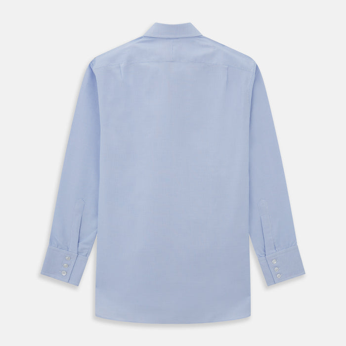 BLUE MULTI-CHECK COTTON REGULAR FIT SHIRT Image 3