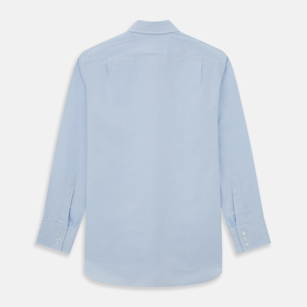 PALE BLUE MULTI-CHECK REGULAR FIT SHIRT