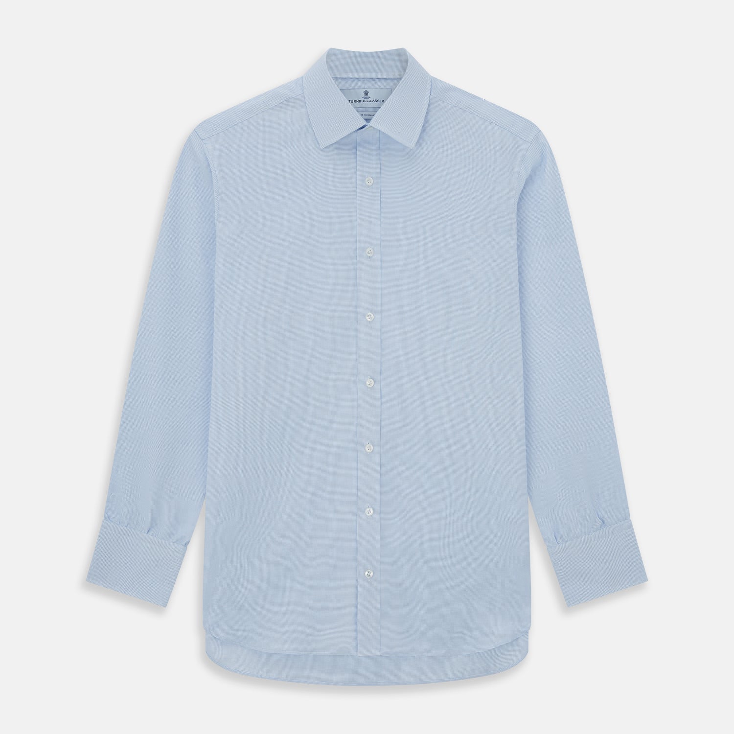 View 1 of product PALE BLUE MULTI-CHECK REGULAR FIT SHIRT