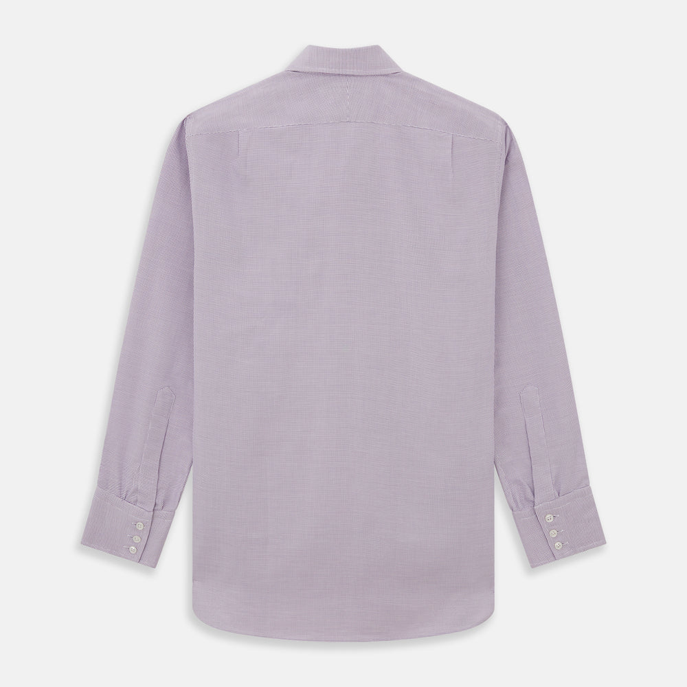 LILAC MULTI-CHECK COTTON REGULAR FIT SHIRT