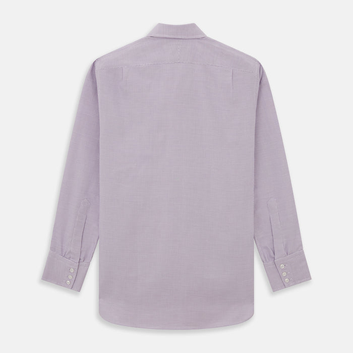 LILAC MULTI-CHECK COTTON REGULAR FIT SHIRT Image 3