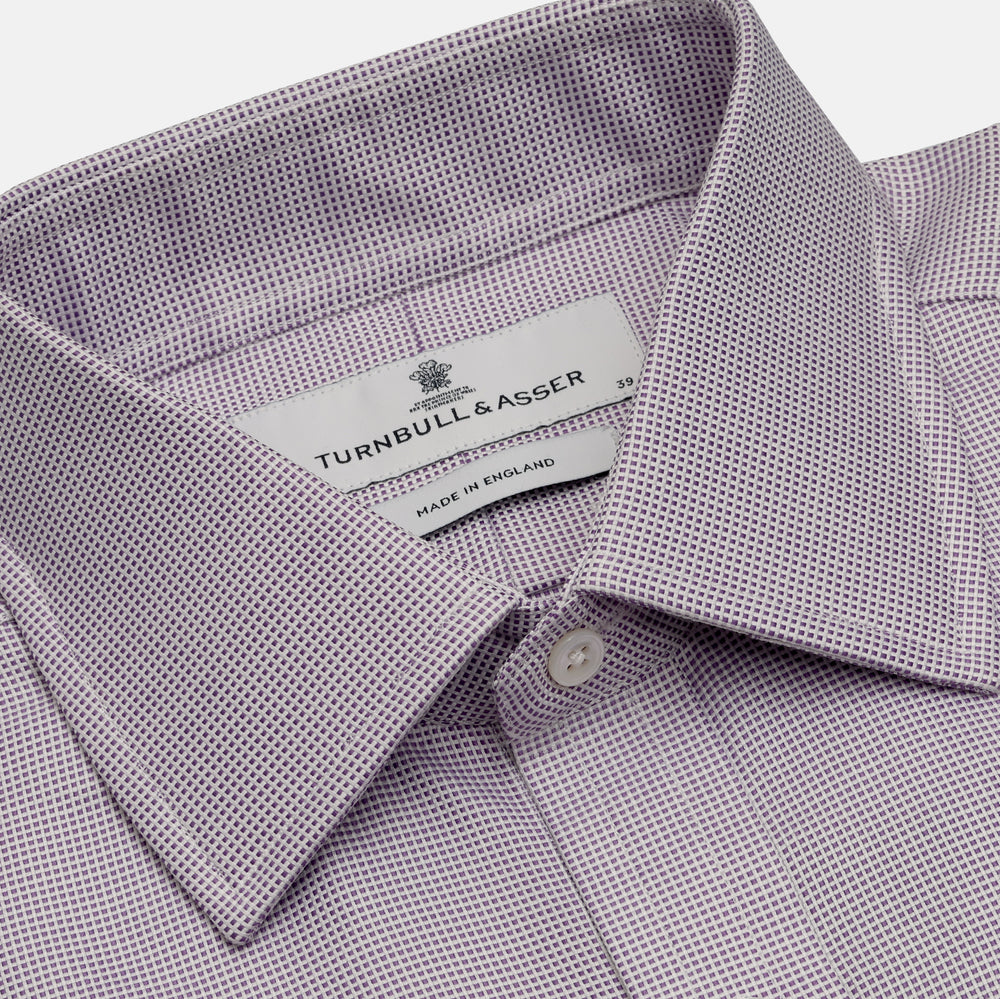 LILAC MULTI-CHECK COTTON REGULAR FIT SHIRT