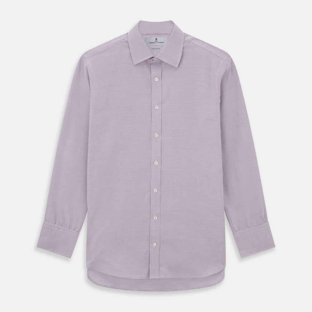 LILAC MULTI-CHECK COTTON REGULAR FIT SHIRT