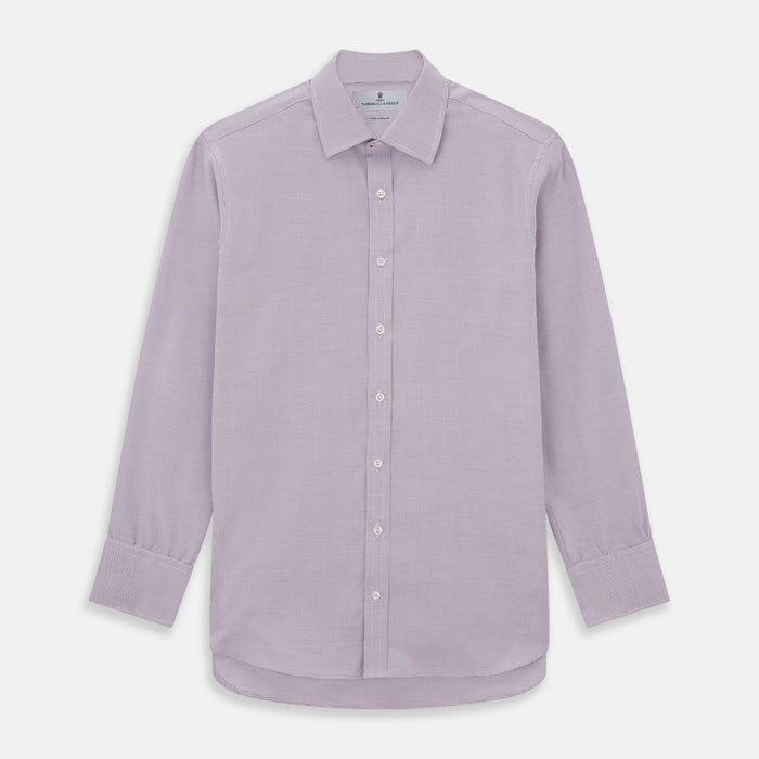 LILAC MULTI-CHECK COTTON REGULAR FIT SHIRT Image 4